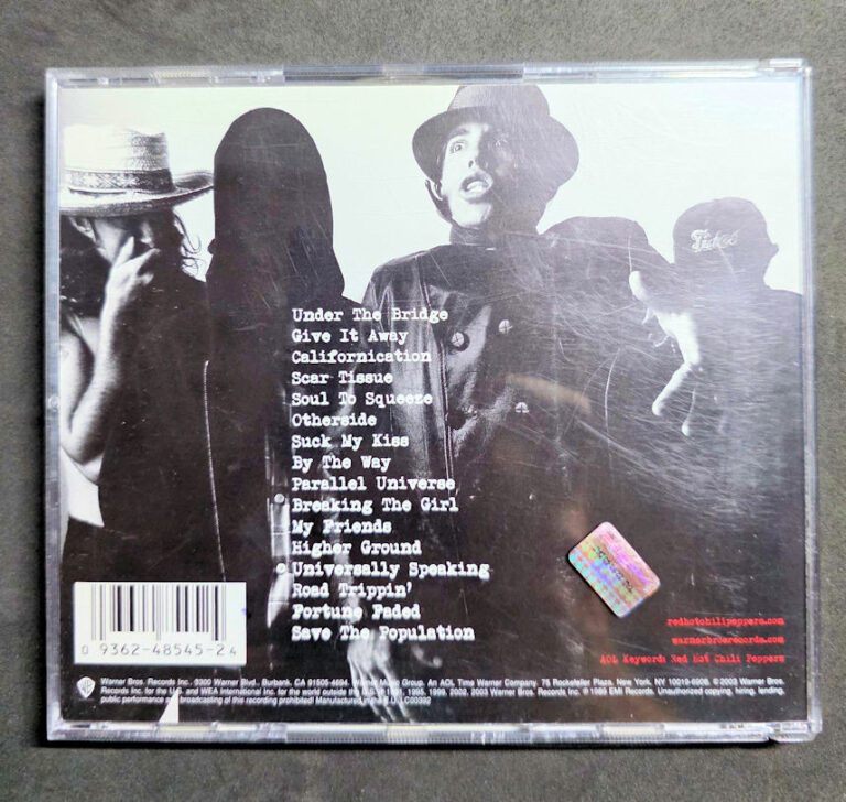 RED HOT CHILI PEPPERS Greatest hits (CD ve Kapak iyi durumda) - Görsel 2