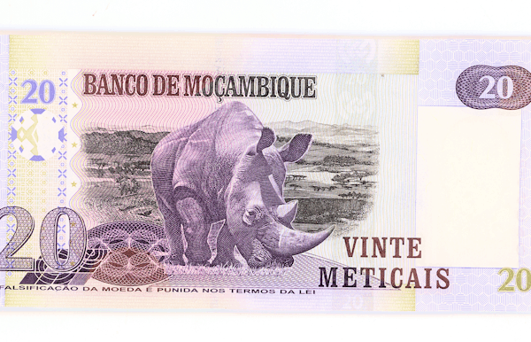 Moçambique MOZAMBIK 20 Meticais 2006 çil KONDİSYON BANKNOT