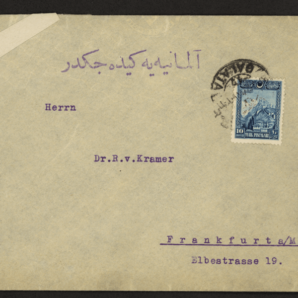 TURKEY send from Galata Postal Cover