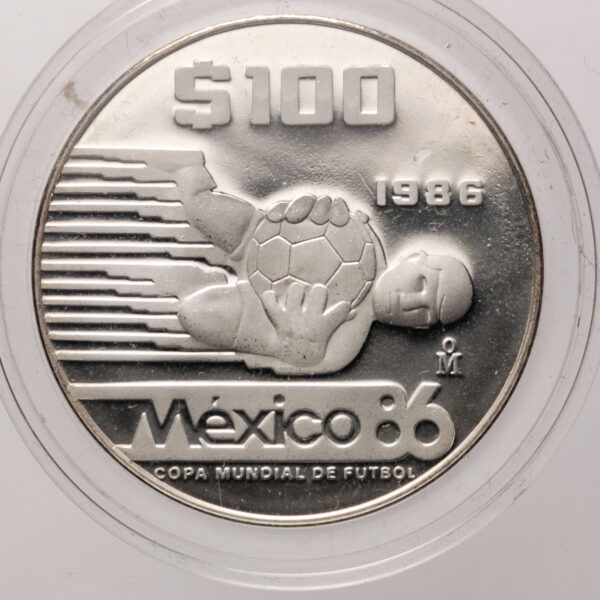 MEXICO 1986 WM Football 4 coins *Silver *SATILDI - OUT OF STOCK