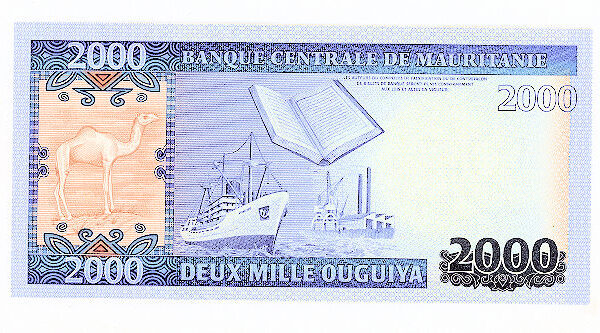 MAURITENIA 2000 Ouguiya 2011 UNC