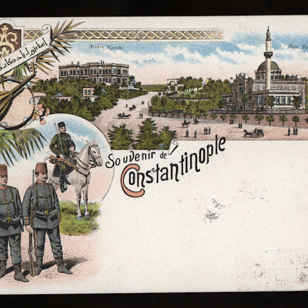 Constantinople Lithographie Litho #03 Ottoman TURKEY un-used Postcard *RARE!!!