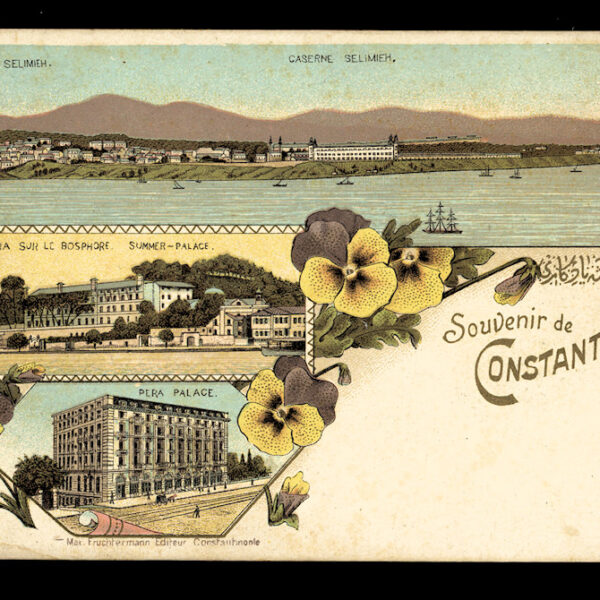 Constantinople Lithographie Litho #02 Ottoman TURKEY un-used Postcard *RARE!!!
