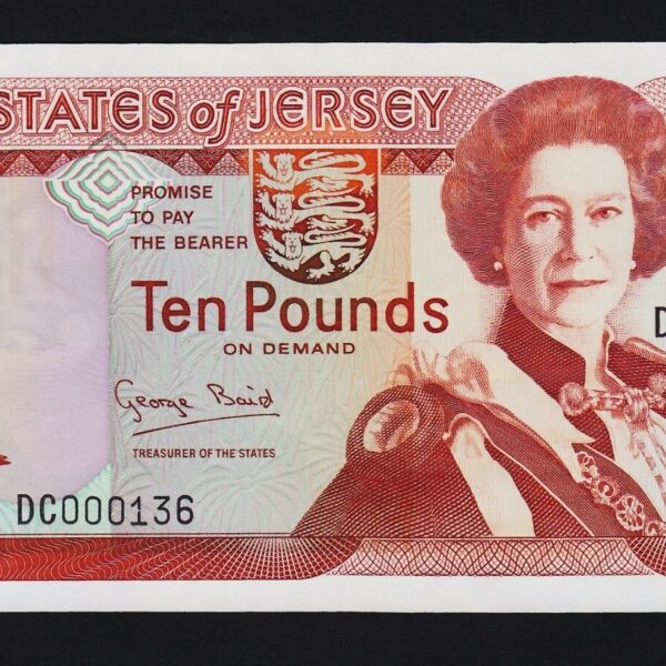 JERSEY 10 Pounds unc *çil