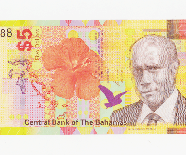 BAHAMAS 5 Dollars 2020 - UNC