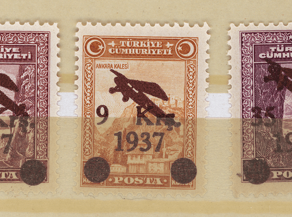 Sürşajrlı 2. Uçak pulları 1937 (Nadir) **MNH Mint