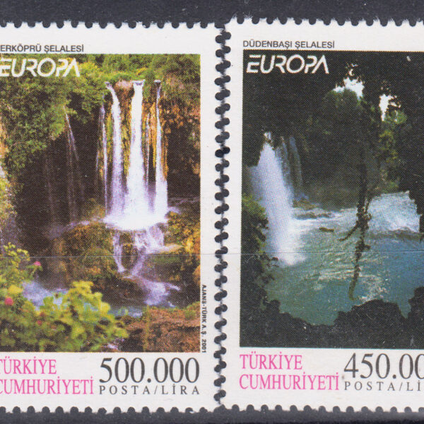 Europa CEPT Turkey 2001 Mint **MNH SATILDI - OUT OF STOCK SATILDI - OUT OF STOCK