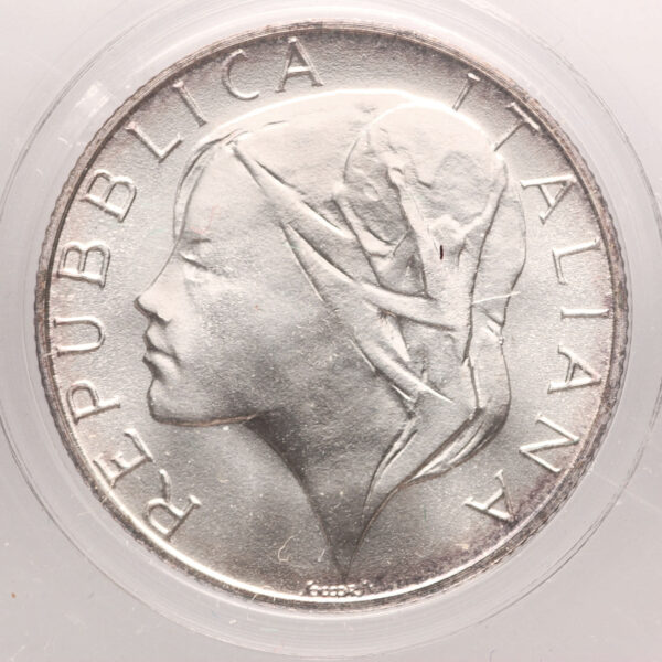 ITALIA 200 Lire 1989-90 WM Silber