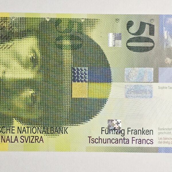 SWITZERLAND SCHWEIZ SUISSE 50 Francs 1994 - UNC