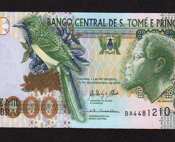 S.TOME 10000 Dobras UNC - çil