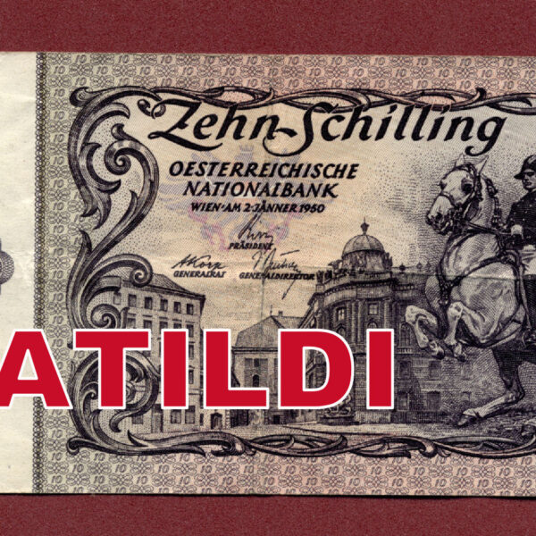AUSTRIA Avusturya 10 Shilling 1950 - VF / çt