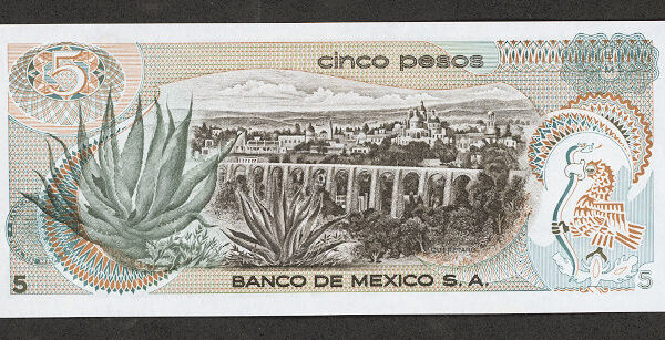 MEXICO 5 Pesos 1971 - UNC