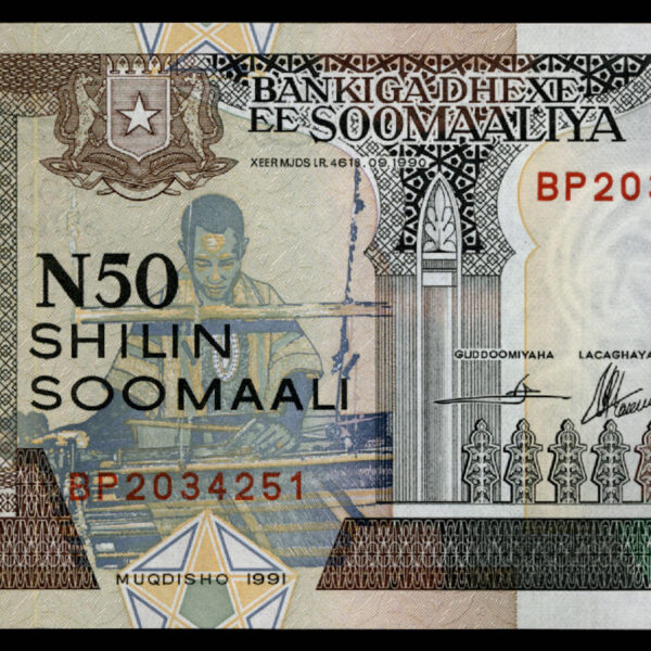 SOMALIA 50 Shillin Soomaali 1993 - UNC