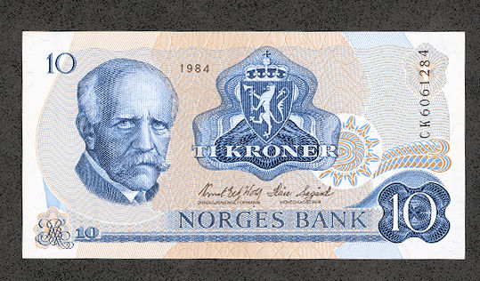 Norway Norveç 10 Kronor 1984 UNC *çil