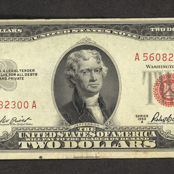 USA 2 Dollar 1953 çt banknot