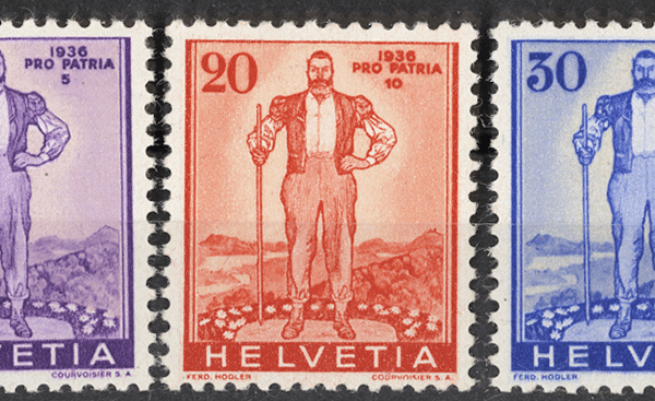 SWITZERLAND Isviçre 1936 Pro Patria Briefmarken SCHWEIZ Mint **MNH
