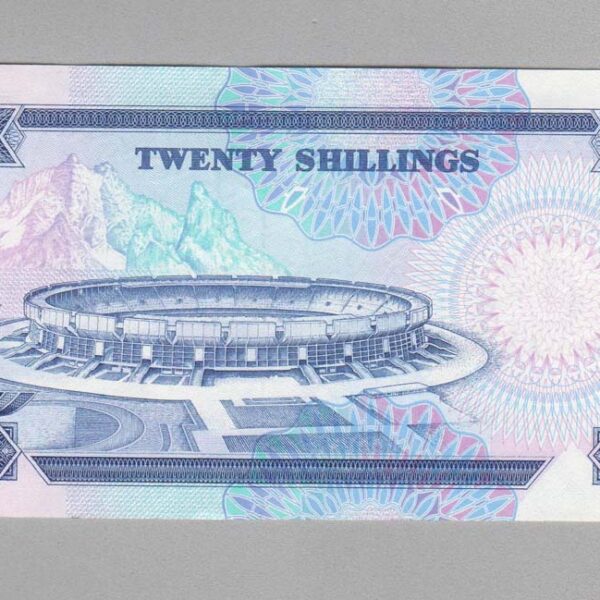 KENYA 20 Shillingi 1991 Pick # 25d – UNC