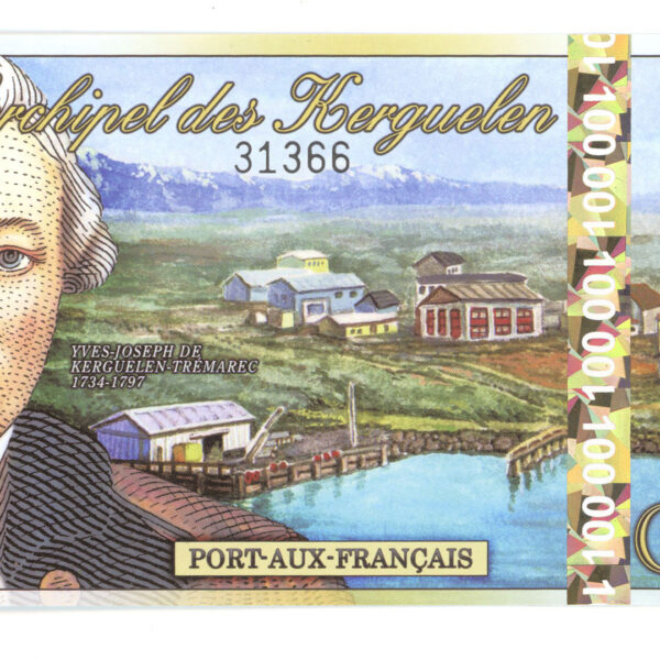 KERGUELEN ISLAND 100 Francs çil banknotKERGUELEN ISLAND 100 Francs çil banknot SATILDI - OUT OF STOCK
