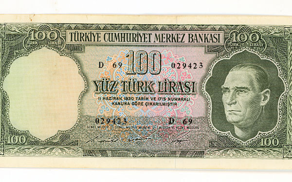 5. Emisyon 100 Lira 6. Tertip VF - çt
