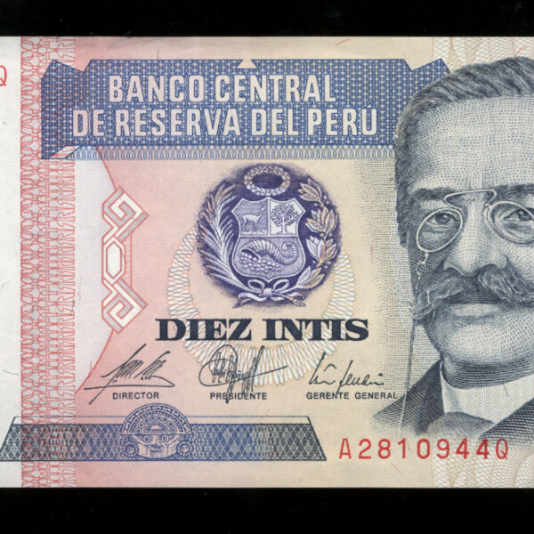 PERU 10 Soles de ORO 1966 Pick # 84 UNC