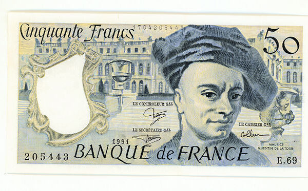 FRANSA FRANCE 50 Francs 1991 çil banknot - UNC