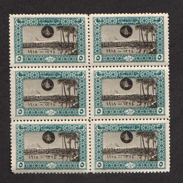 5 Kurus 1918 6 Stamps Mint **MNH