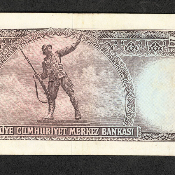 5. Emisyon 50 Lira 1964 *ND (1976) 5th Emis. 7.ter. aUNC