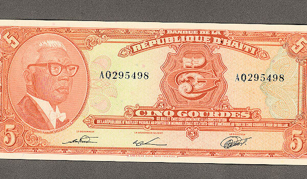 HAITI 5 Guerde 1979 - UNC