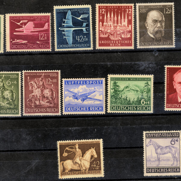ALMANYA Deutschland Mix LOT 1943-44 MINT **MNH