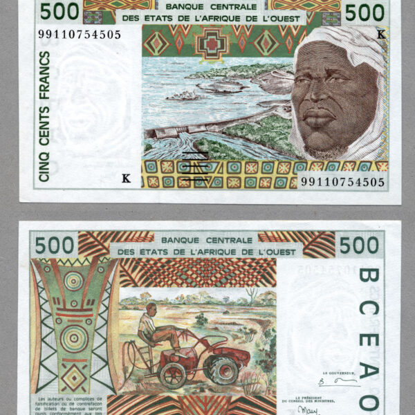 West African States, K Senegal, 500 Francs UNC - çil banknot *SATILDI - OUT OF STOCK