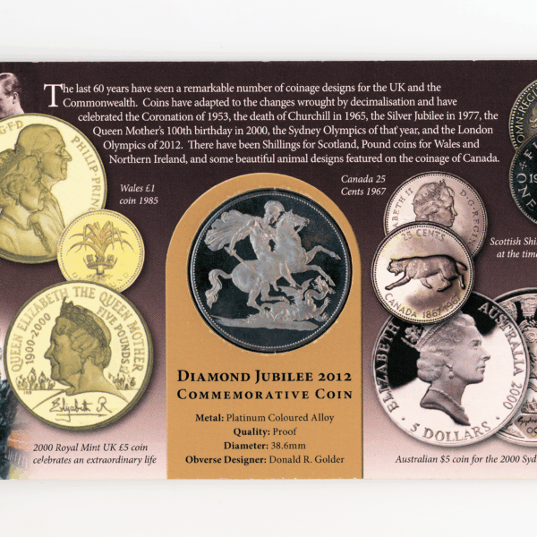 2012 Diamont Jubilee Queen Kraliçe 50. evlilik sene GREAT BRITAIN *Nickel