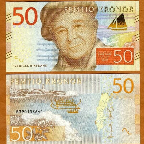 SWEDEN İSVEÇ 2017 YILI 50 KRON ÇİL - UNC *SATILDI - OUT OF STOCK SATILDI - OUT OF STOCK SATILDI - OUT OF STOCK