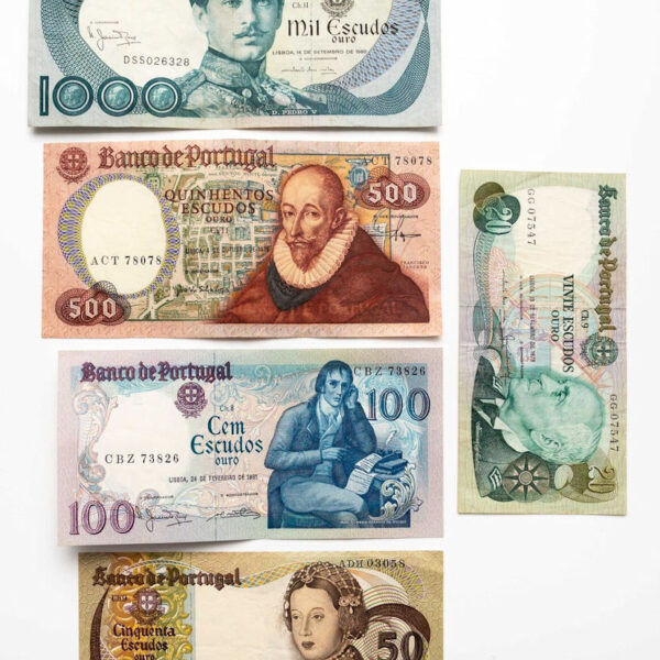 PORTEKIZ Portugal çoktemiz 5 adet banknot *SATILDI-OUT OF STOCK
