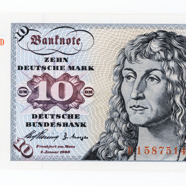 Deutschland 10 Mark 1960 ALMANYA UNC - çil banknot