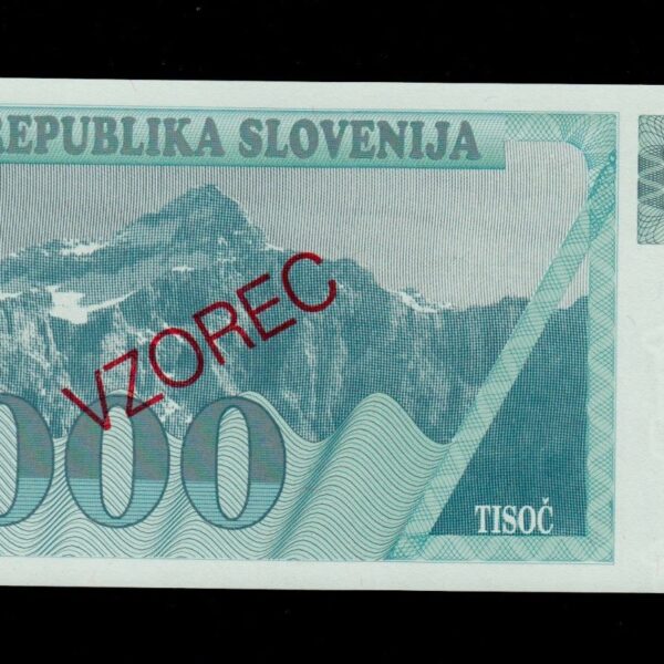 SLOVENIJA 1000 Tisic VZOREC SPECIMEN - UNC