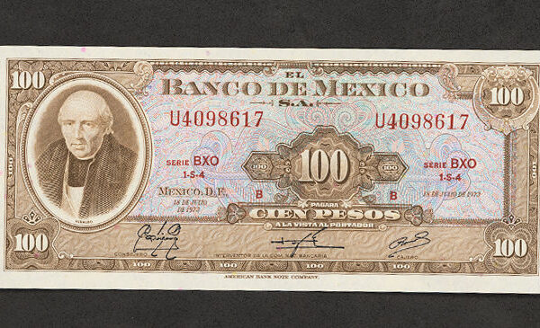 MEXICO 100 Peso 1973 UNC