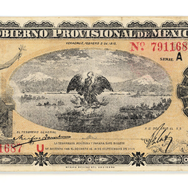 MEXICO 1 Peso 1914 - VF *çt