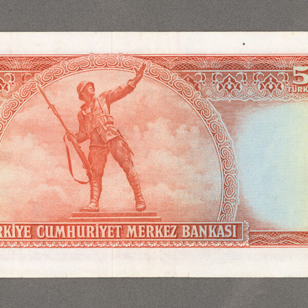5. Emisyon 50 Lira 1953 Pick#163a 2. Tertip EF - ççt *SATILDI . OUT OF STOCK