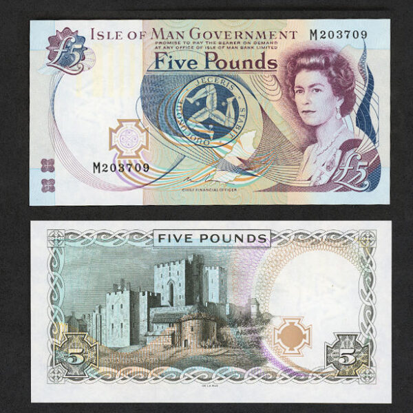 ISLE of MAN 5 Pounds UNC
