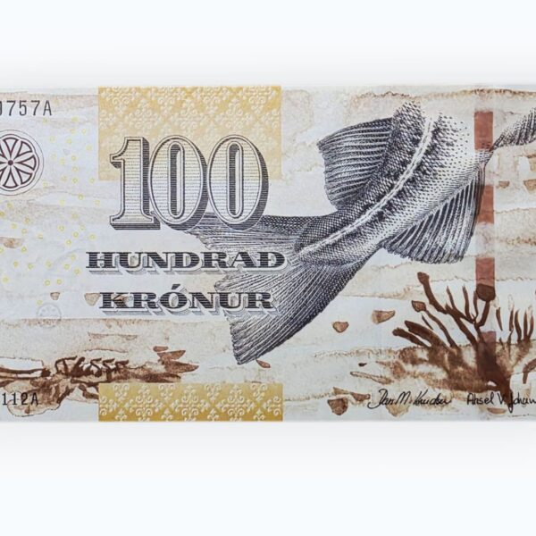 FAEROE ISLANDS 100 Kroner UNC *çil