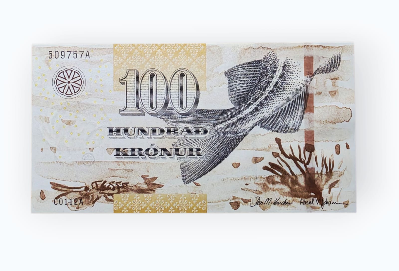 FAEROE ISLANDS 100 Kroner UNC *çil