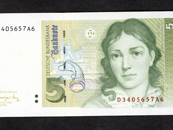 Deutschland Almanya 5 Mark 1992 (1991) Pick#37 UNC