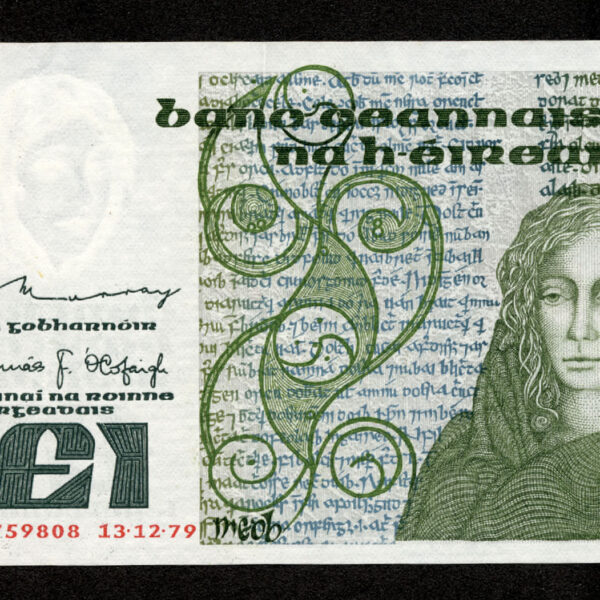 IRLAND Ireland 1 Pound 26.4.1988 Pick#70d UNC