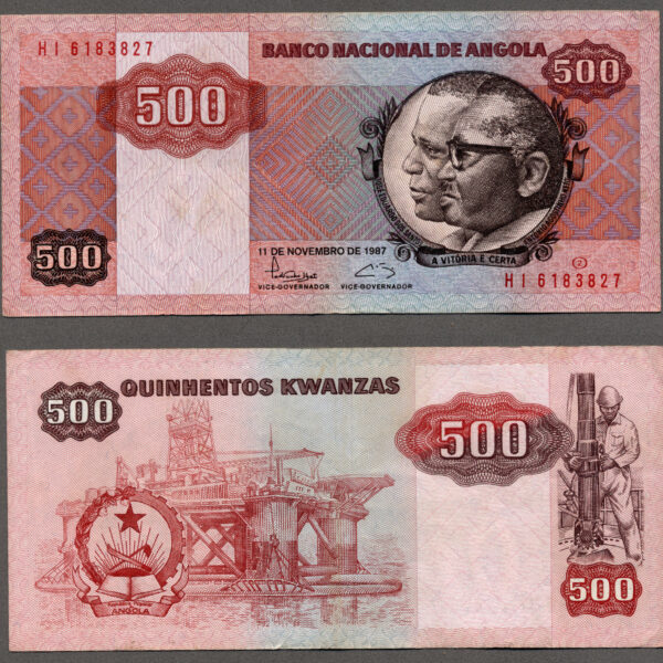 ANGOLA 500 KWANZAS 1987 – UNC