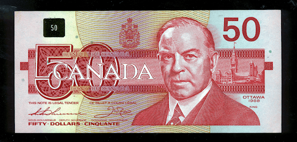 CANADA Kanada 50 Dollars 1988 Pick # 98a - UNC