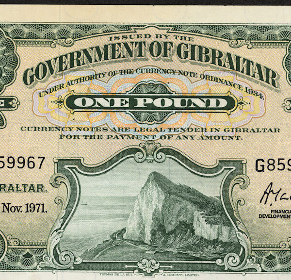Gibraltar 1 Pounds 1971 *VF