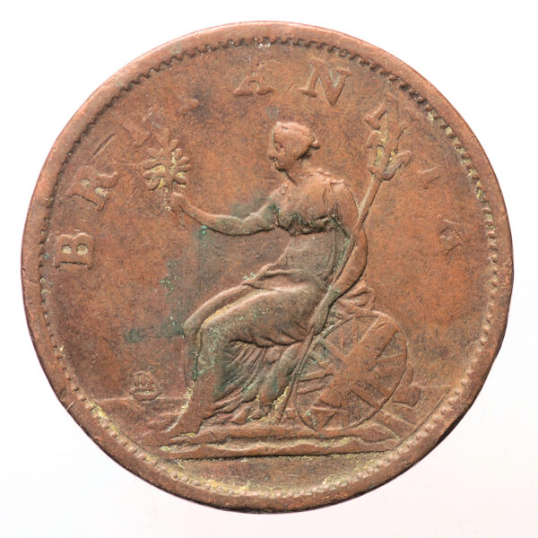 GREAT BRITAIN Ingiltere Britania Georgius III. D:G.Rex 1 Penny 1806