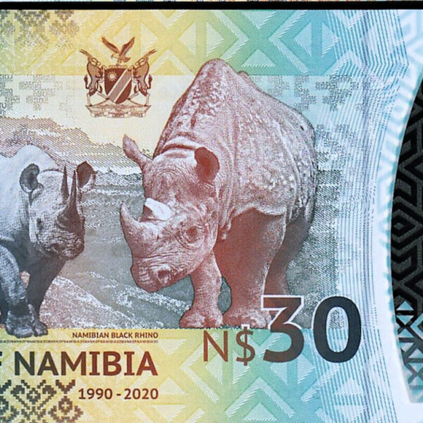 Namibia 30 Dollars 2020, UNC, Polymer, Comm.30 th Independence Anniversary çil banknot