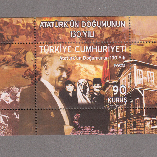 ATATÜRK 130.YIL 2011 Blok Mint **MNH