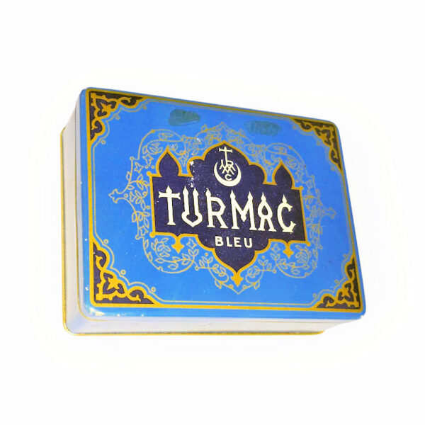 TURMAC Turkish Tabak 100 Cigaretten Metallblech Tin *Blue